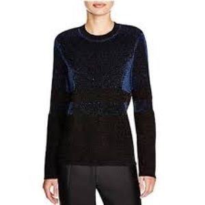 TORY BURCH Lurex Crewneck Sweater Size Medium